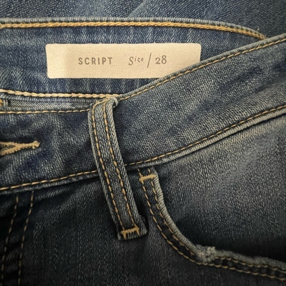 PILCRO & THE LETTERPRESS Script High-Rise High-Low Skinny Jeans - Picture 10 of 13